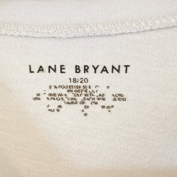 Lane Bryant Jimi Hendrix White Colorful Graphic Tee 18/20 Relaxed Fit Loose - Picture 3 of 4